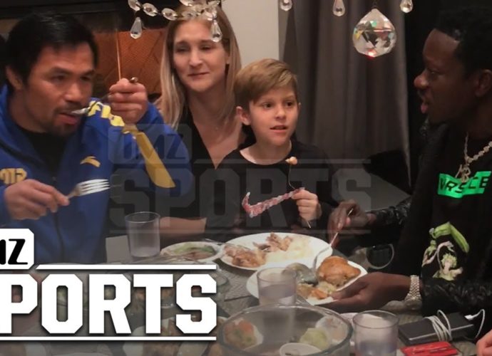 Manny Pacquiao Feasting on Fish Eyes Before His Fight