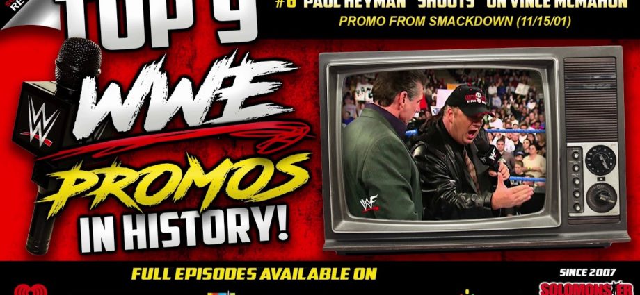 Top 9 WWE Promos | Paul Heyman "Shoots" on Vince McMahon (2001)