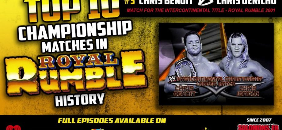 Top 10 Royal Rumble Title Matches (#3 Chris Jericho vs. Chris Benoit)