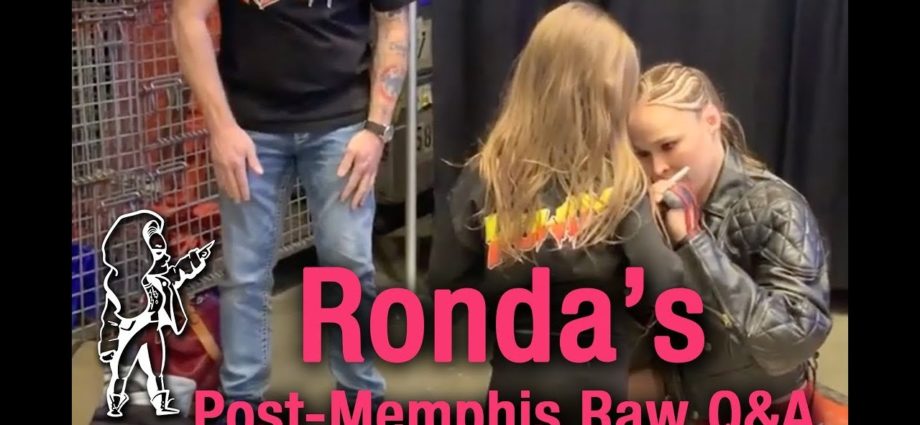 Ronda Rousey's Post-RAW Memphis Q&A (Sasha Banks, Nia Jax & Royal Rumble thoughts)