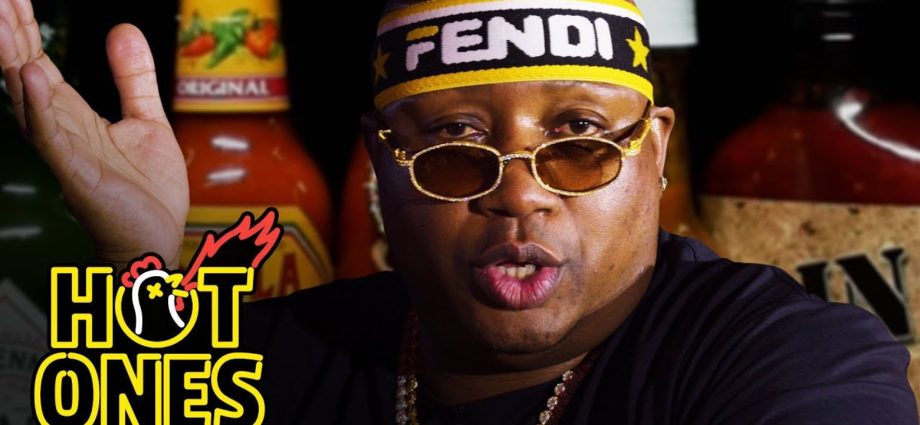E-40 Asks a Fan to Save Him While Eating Spicy Wings