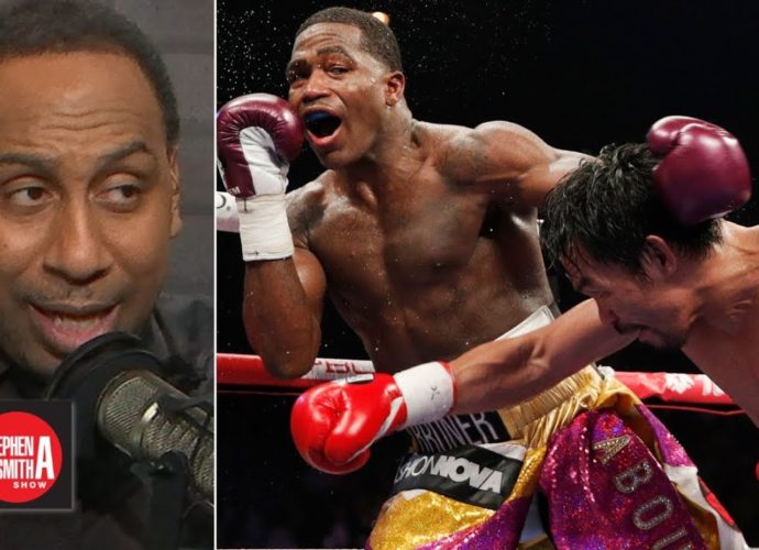 Stephen A. calls out Adrien Broner for saying he beat Manny Pacquiao