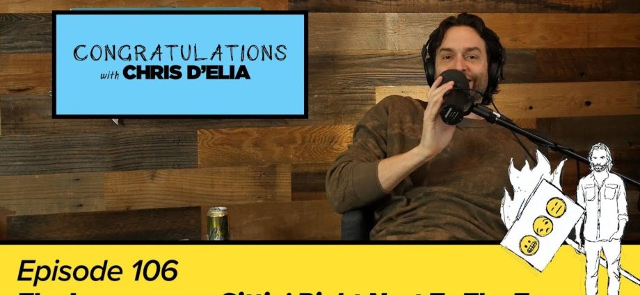 Congratulations Podcast w/ Chris D'Elia | EP106 - The Lawnmower Sittin' Right Next To The Tree