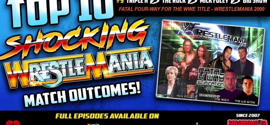Shocking WrestleMania Match Outcomes (#9 Triple H Retains WWE Title!)