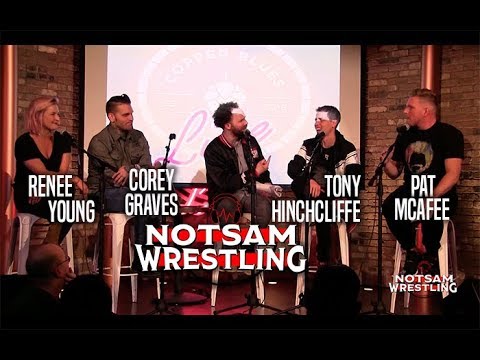 Corey Graves, Renee Young, Pat McAfee, Sam Roberts, Tony Hinchcliffe - Notsam Wrestling LIVE